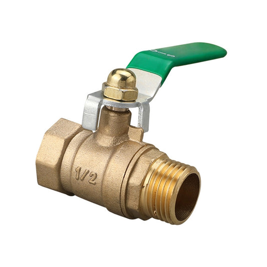 LAIZE Pneumatic Hose Connector Thickened Brass Ball Valve, Size:Inside and Outside 4 Point 1/2 inch - Valve Series by LAIZE | Online Shopping UK | buy2fix