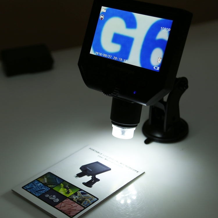 G600 600X 3.6MP 4.3 inch HD LCD Display Portable Digital Microscope, Plug:AU Plug - Consumer Electronics by buy2fix | Online Shopping UK | buy2fix