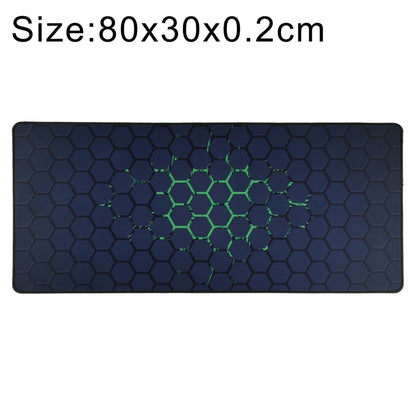 Anti-Slip Rubber Cloth Surface Game Mouse Mat Keyboard Pad, Size:80 x 30 x 0.2cm(Green Honeycomb) - Mouse Pads by buy2fix | Online Shopping UK | buy2fix