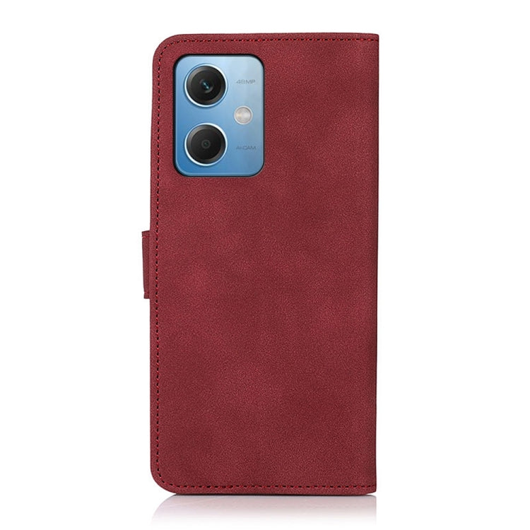 For Xiaomi Redmi Note 12 China KHAZNEH Matte Texture Leather Phone Case(Red) - Note 12 Cases by buy2fix | Online Shopping UK | buy2fix