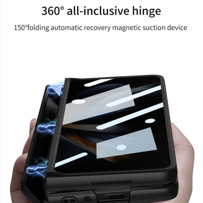 For Samsung Galaxy Z Fold4 GKK Magnetic Fold Full Coverage Anti Peep Phone Case(Green) - Galaxy Z Fold4 5G Cases by GKK | Online Shopping UK | buy2fix