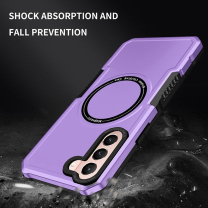 For Samsung Galaxy S22+ 5G MagSafe Shockproof Armor Phone Case(Purple) - Galaxy S22+ 5G Cases by buy2fix | Online Shopping UK | buy2fix