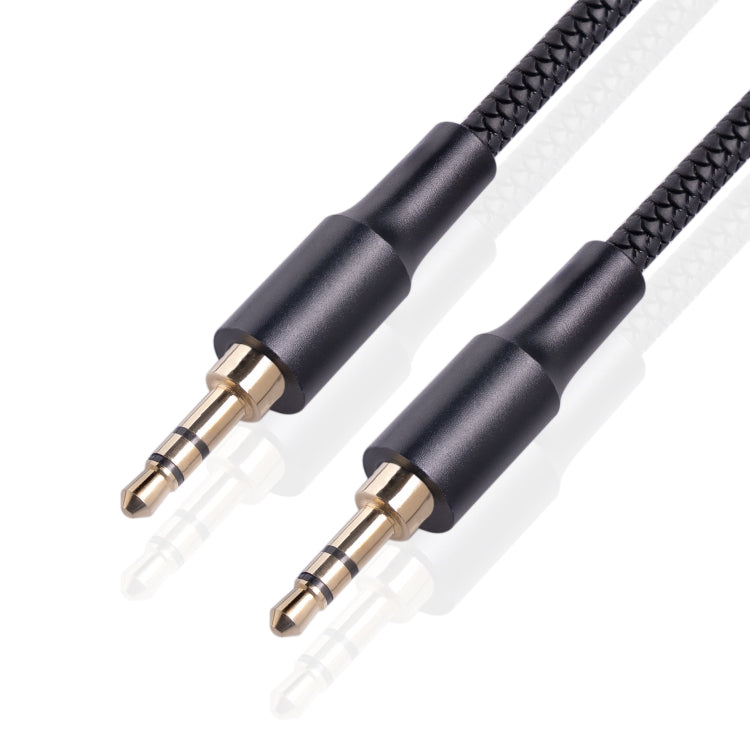 2130 3.5mm Male to 3.5mm Male Audio Cable, Length: 1m(Black) - Consumer Electronics by buy2fix | Online Shopping UK | buy2fix