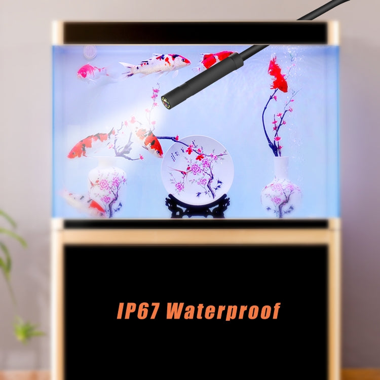 P40 8mm HD Waterproof Portable Integrated Hand-held Vertical Screen Industry Endoscope, Length:2m(Flexible  Wire) - Consumer Electronics by buy2fix | Online Shopping UK | buy2fix