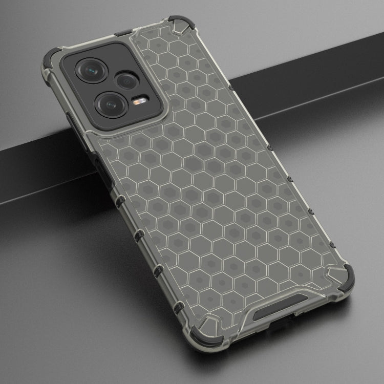 For Xiaomi Poco X5 Pro Shockproof Honeycomb PC + TPU Phone Case(Black) - Xiaomi Cases by buy2fix | Online Shopping UK | buy2fix