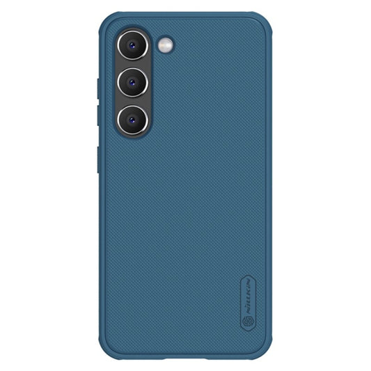 For Samsung Galaxy S23+ 5G NILLKIN Super Frosted Shield Pro PC + TPU Phone Case(Blue) - Galaxy S23+ 5G Cases by NILLKIN | Online Shopping UK | buy2fix