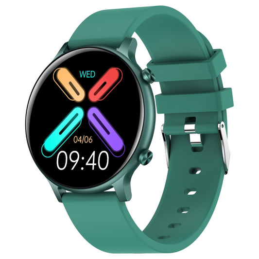 HT12 1.32 inch Silicone Band IP67 Waterproof Smart Watch, Support Bluetooth Calling / Sleep Monitoring(Green) - Smart Wear by buy2fix | Online Shopping UK | buy2fix