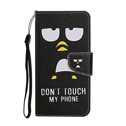 For Xiaomi Redmi Note 12 4G Global Colored Drawing Pattern Flip Leather Phone Case(Penguin) - Note 12 Cases by buy2fix | Online Shopping UK | buy2fix