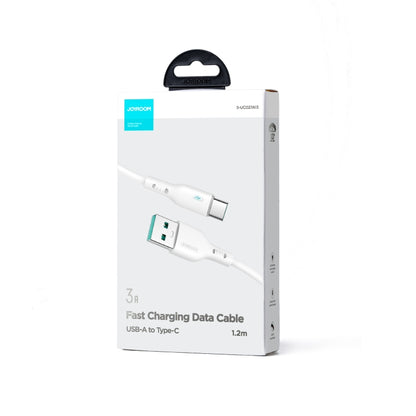 JOYROOM S-UC027A13 3A USB to USB-C / Type-C Fast Charging Data Cable, Length:1.2m(White) -  by JOYROOM | Online Shopping UK | buy2fix