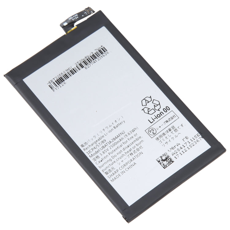 For Sharp Aquos Compact SHV41 701SH 2500mAh Battery Replacement UBAT I A284AFN2 - Others by buy2fix | Online Shopping UK | buy2fix