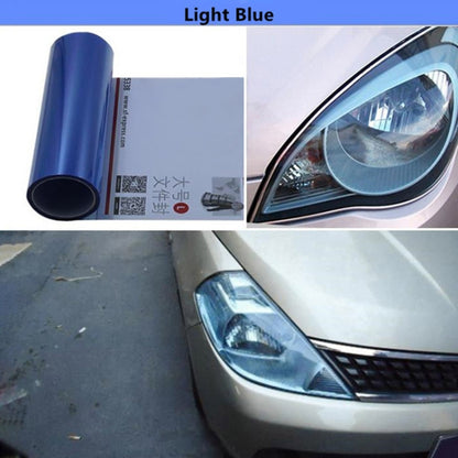 2pcs Car Headlight Protective Film Tail Light Film Motorcycle Fog Light Film, Size:30 x 100cm(Purple) - In Car by buy2fix | Online Shopping UK | buy2fix