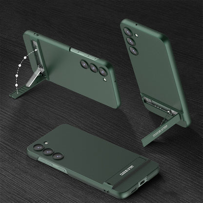 For Samsung Galaxy S23+ 5G GKK Triumph Ultra Thin Full Coverage Phone Case with Stand(Green) - Galaxy S23+ 5G Cases by GKK | Online Shopping UK | buy2fix