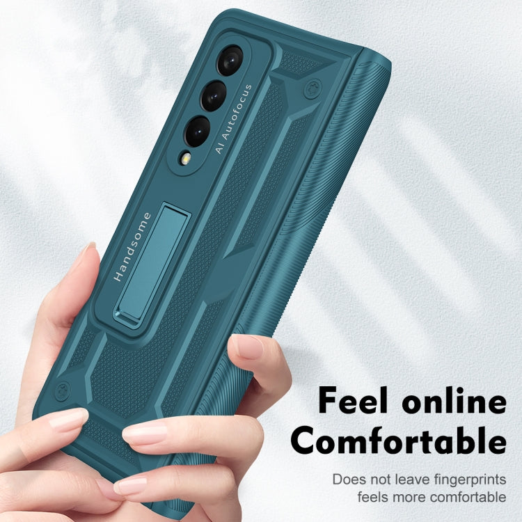 For Samsung Galaxy Z Fold2 5G integrated Shockproof Phone Case with Hinge(Green) - Galaxy Phone Cases by buy2fix | Online Shopping UK | buy2fix