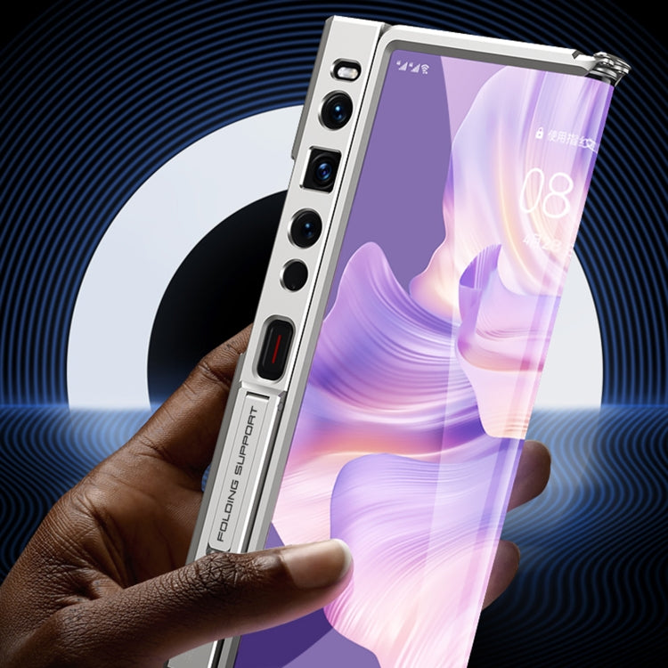 For Huawei Mate Xs 2 GKK Integrated Magnetic Folding Metal Full Coverage Phone Case(White) - Huawei Cases by GKK | Online Shopping UK | buy2fix