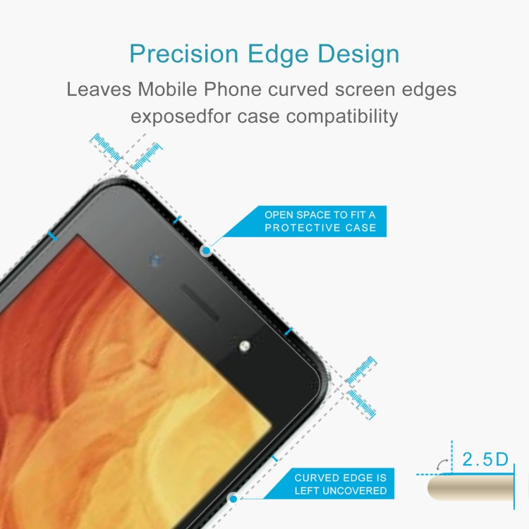 For Itel A18 50pcs 0.26mm 9H 2.5D Tempered Glass Film - Others by buy2fix | Online Shopping UK | buy2fix