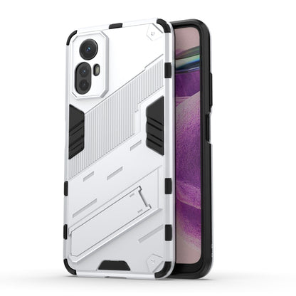 For Xiaomi Redmi Note 12S 4G Punk Armor 2 in 1 PC + TPU Phone Case(White) - Xiaomi Cases by buy2fix | Online Shopping UK | buy2fix