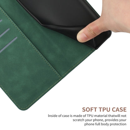 For Xiaomi Redmi Note 12S Stitching Embossed Leather Phone Case(Green) - Xiaomi Cases by buy2fix | Online Shopping UK | buy2fix