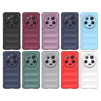 For Xiaomi 13 Ultra Magic Shield TPU + Flannel Phone Case(Red) - 13 Ultra Cases by buy2fix | Online Shopping UK | buy2fix