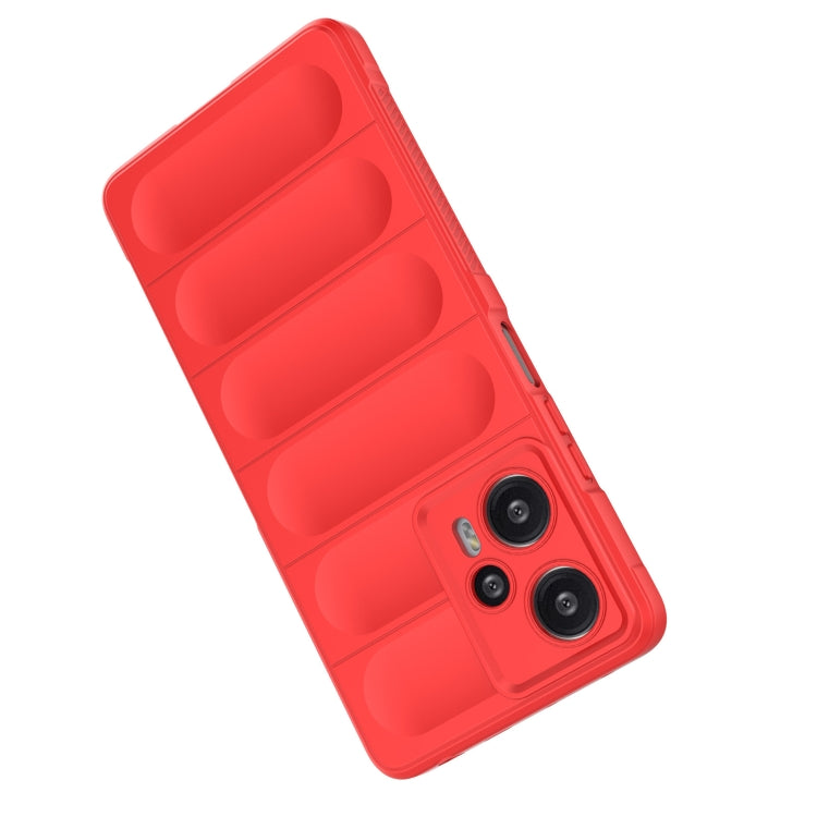 For Xiaomi Redmi Note 12 Turbo Magic Shield TPU + Flannel Phone Case(White) - Xiaomi Cases by buy2fix | Online Shopping UK | buy2fix