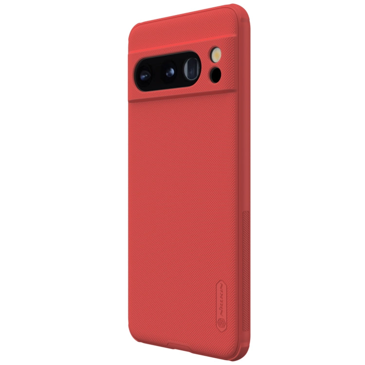 For Google Pixel 8 Pro NILLKIN Frosted Shield Pro PC + TPU Phone Case(Red) - Google Cases by NILLKIN | Online Shopping UK | buy2fix