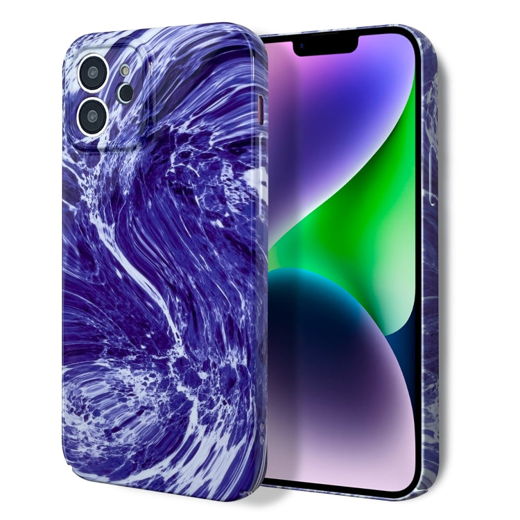 For iPhone 11 Pro Marble Pattern Phone Case(Purple White) - iPhone 11 Pro Cases by buy2fix | Online Shopping UK | buy2fix