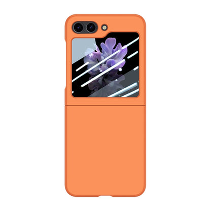 For Samsung Galaxy Z Flip5 Fuel Injection Integrated PC Skin Feel Phone Case(Flaming Orange) - Galaxy Z Flip5 Cases by buy2fix | Online Shopping UK | buy2fix