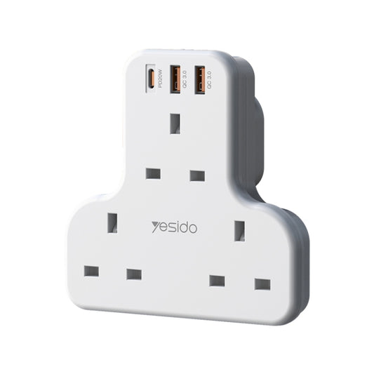 Yesido MC-15 PD+QC 3.0 3250W Home High Power Fast Charging Socket, Plug Type:UK Plug(White) - Extension Socket by Yesido | Online Shopping UK | buy2fix