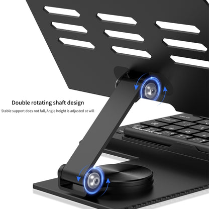 For Google Pixel Fold GKK Folding Bluetooth Keyboard Holder with Pen + Holder + Keyboard + Mouse(Black) - Others Keyboard by GKK | Online Shopping UK | buy2fix