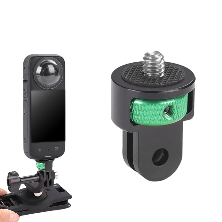 1/4 inch Screw Adjustable Metal Action Camera Adapter(Green Black) - Connection Mount by buy2fix | Online Shopping UK | buy2fix