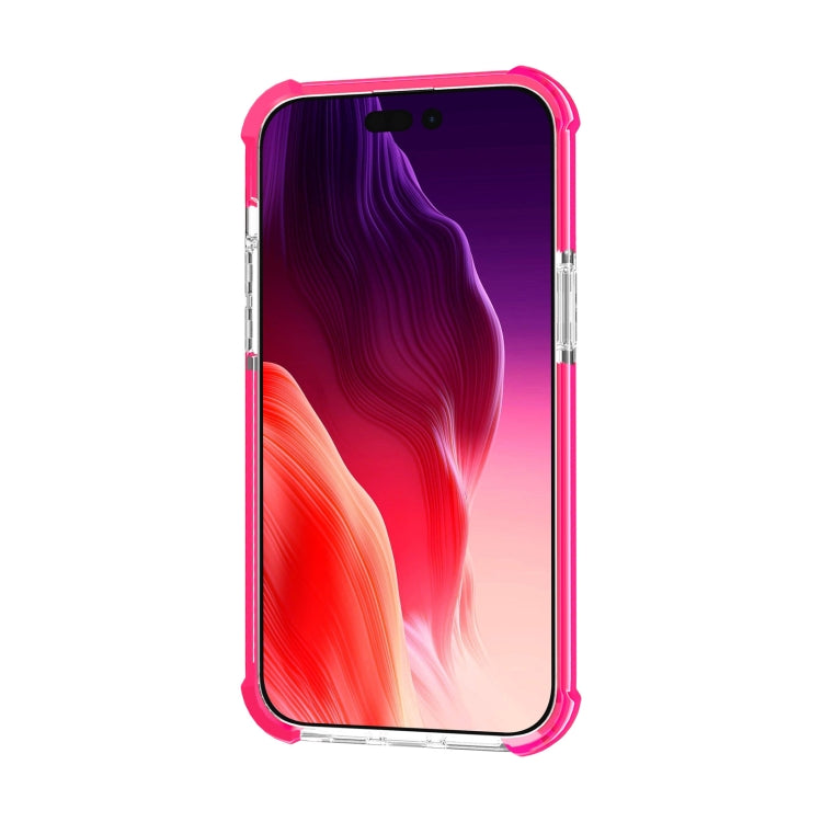 For iPhone 15 Pro Four-corner Shockproof TPU + Acrylic Phone Case(Pink) - iPhone 15 Pro Cases by buy2fix | Online Shopping UK | buy2fix