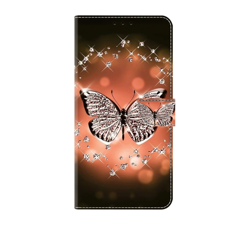 For Xiaomi Redmi 9A Crystal 3D Shockproof Protective Leather Phone Case(Crystal Butterfly) - Xiaomi Cases by buy2fix | Online Shopping UK | buy2fix