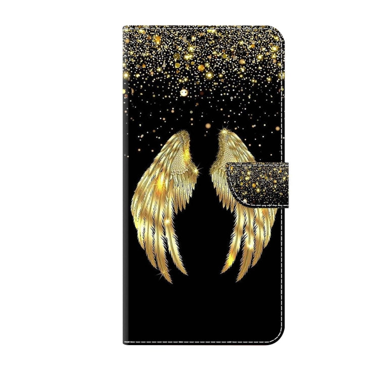 For Xiaomi Redmi Note 8 Crystal 3D Shockproof Protective Leather Phone Case(Golden Wings) - Xiaomi Cases by buy2fix | Online Shopping UK | buy2fix