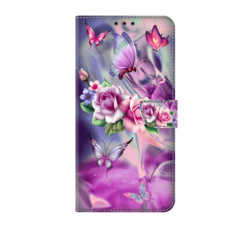 For Xiaomi 13 Pro Crystal 3D Shockproof Protective Leather Phone Case(Butterfly) - 13 Pro Cases by buy2fix | Online Shopping UK | buy2fix