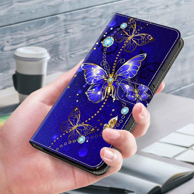 For Xiaomi 13 Pro Crystal 3D Shockproof Protective Leather Phone Case(Diamond Butterfly) - 13 Pro Cases by buy2fix | Online Shopping UK | buy2fix