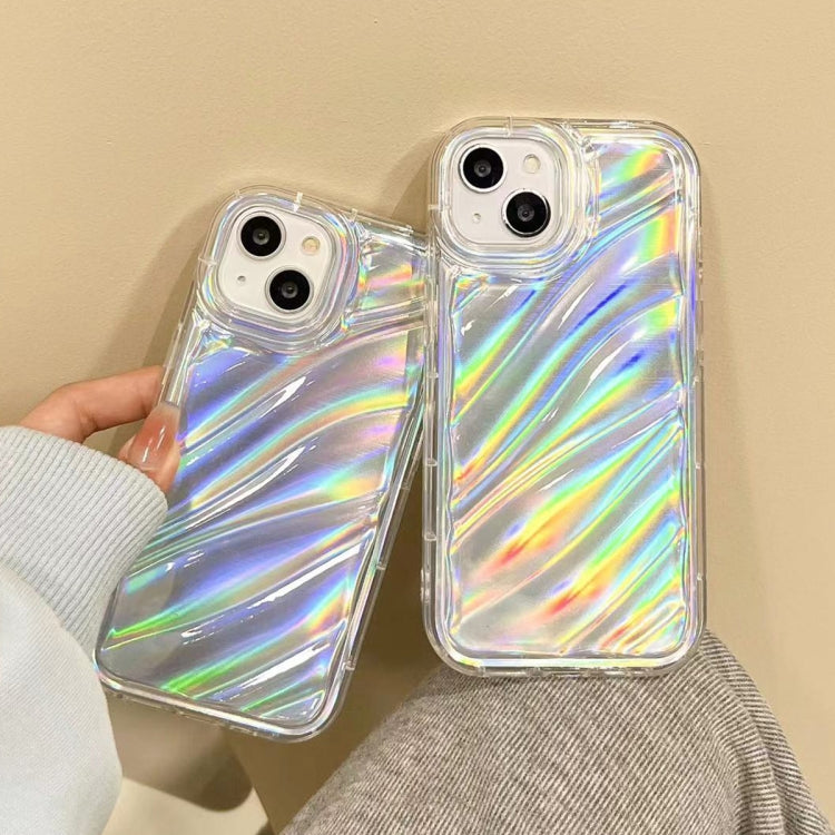 For iPhone 13 Pro Max Laser Sequin Waves TPU Phone Case(Transparent) - iPhone 13 Pro Max Cases by buy2fix | Online Shopping UK | buy2fix