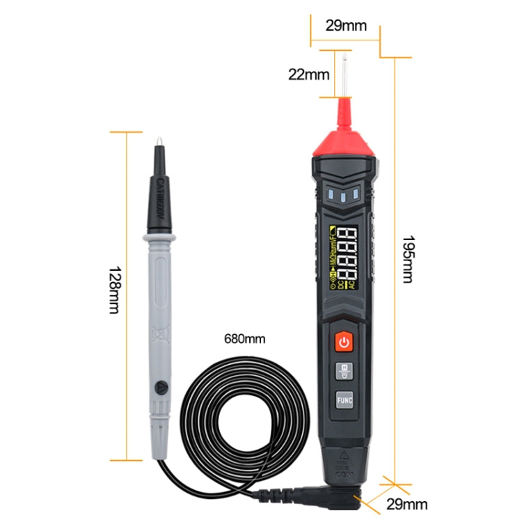 GVDA GD107 Smart Pen Type High Precision Multimeter - Digital Multimeter by GVDA | Online Shopping UK | buy2fix