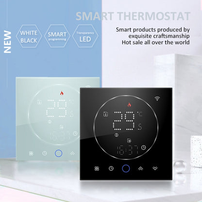 BHT-008GBLW 95-240V AC 16A Smart Home Electric Heating LED Thermostat With WiFi(White) - Thermostat & Thermometer by buy2fix | Online Shopping UK | buy2fix