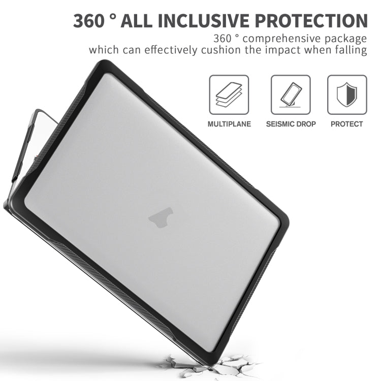 For MacBook Pro 13.3 inch A2338 Translucent Laptop Protective Case(Transparent) - MacBook Pro Cases by buy2fix | Online Shopping UK | buy2fix