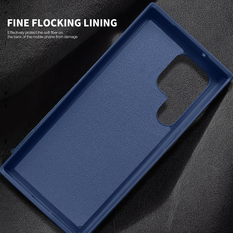 For Samsung Galaxy S23 5G MagSafe Magnetic Holder Phone Case(Royal Blue) - Galaxy S23 5G Cases by buy2fix | Online Shopping UK | buy2fix