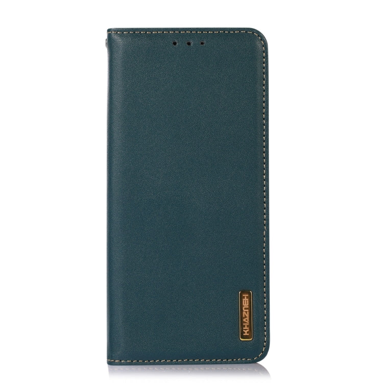 For Nokia C110 KHAZNEH Nappa Top Layer Cowhide Leather Phone Case(Green) - Nokia Cases by buy2fix | Online Shopping UK | buy2fix