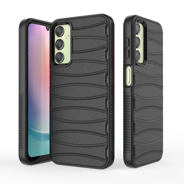 For Samsung Galaxy A24 4G Multi-tuyere Powerful Heat Dissipation Phone Case(Black) - Galaxy Phone Cases by buy2fix | Online Shopping UK | buy2fix