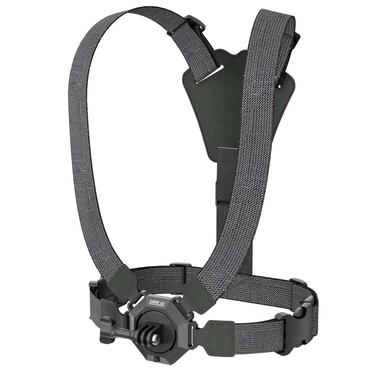 STARTRC Action Camera Magnetic Quick Release Bracket POV View Chest Strap(Black) - Chest Belt by STARTRC | Online Shopping UK | buy2fix