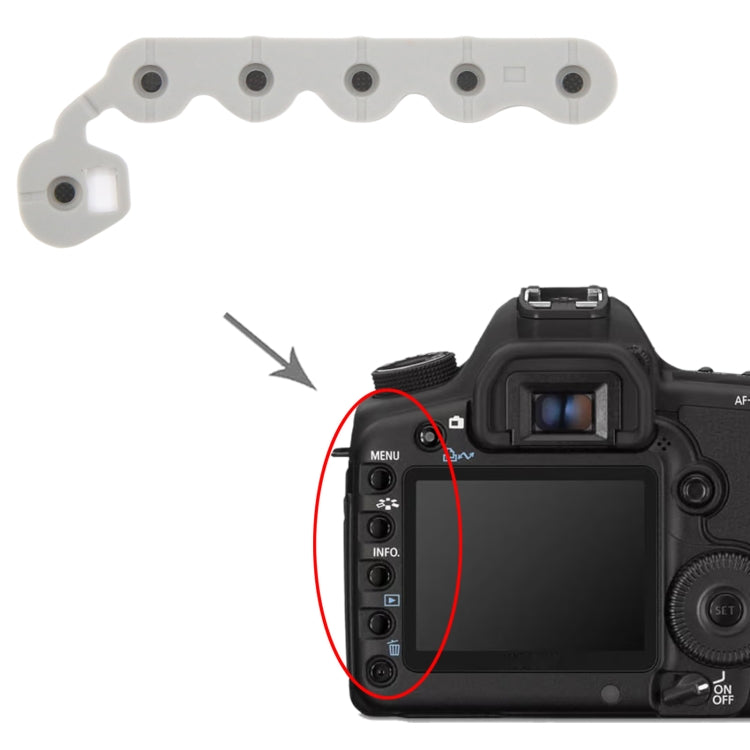 For Canon EOS 5D Mark II Camera Menu Keyboard - Others by buy2fix | Online Shopping UK | buy2fix