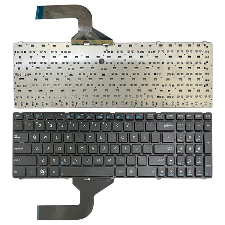 For AsusX53S X54H X55V K52 K53 G51 US Version Laptop Keyboard(Black) - Asus Spare Parts by buy2fix | Online Shopping UK | buy2fix