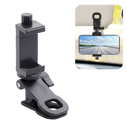 Car Sun Visor Bracket Type A Phone Clamp Mount - Car Holders by buy2fix | Online Shopping UK | buy2fix