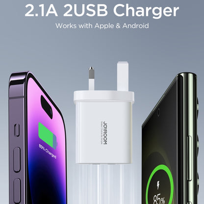JOYROOM JR-TCN04 2.1A Dual USB Charger, Specification:UK Plug - USB Charger by JOYROOM | Online Shopping UK | buy2fix