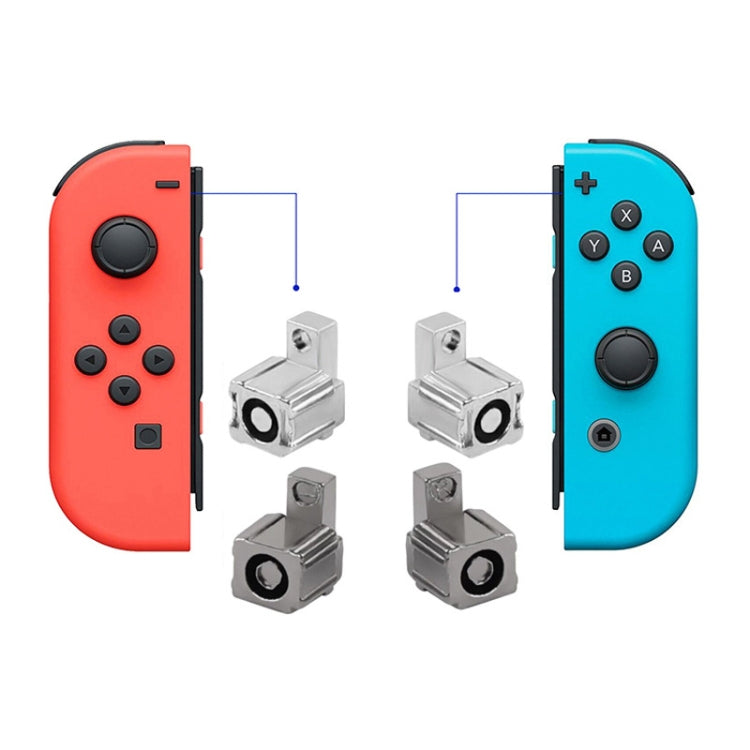 For Switch JoyCon Handle Metal Lock Replacement Parts, Spec:16 in 1 Lock Set Grey - Switch Spare Parts by buy2fix | Online Shopping UK | buy2fix