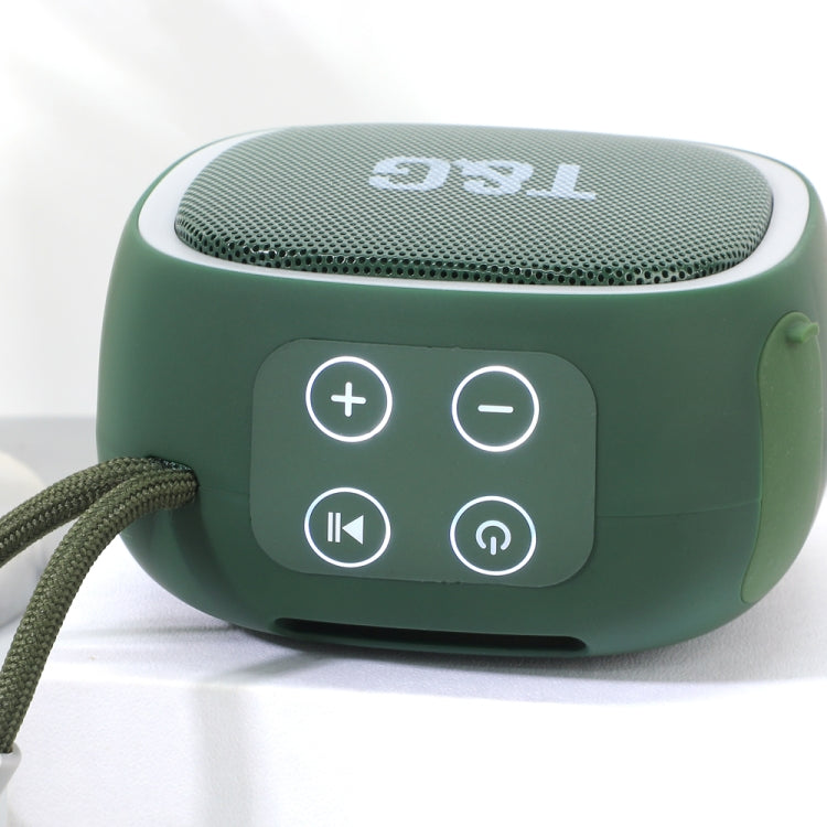 T&G TG659 Outdoor Portable TWS Mini Bluetooth Speaker(Dark Green) - Mini Speaker by T&G | Online Shopping UK | buy2fix