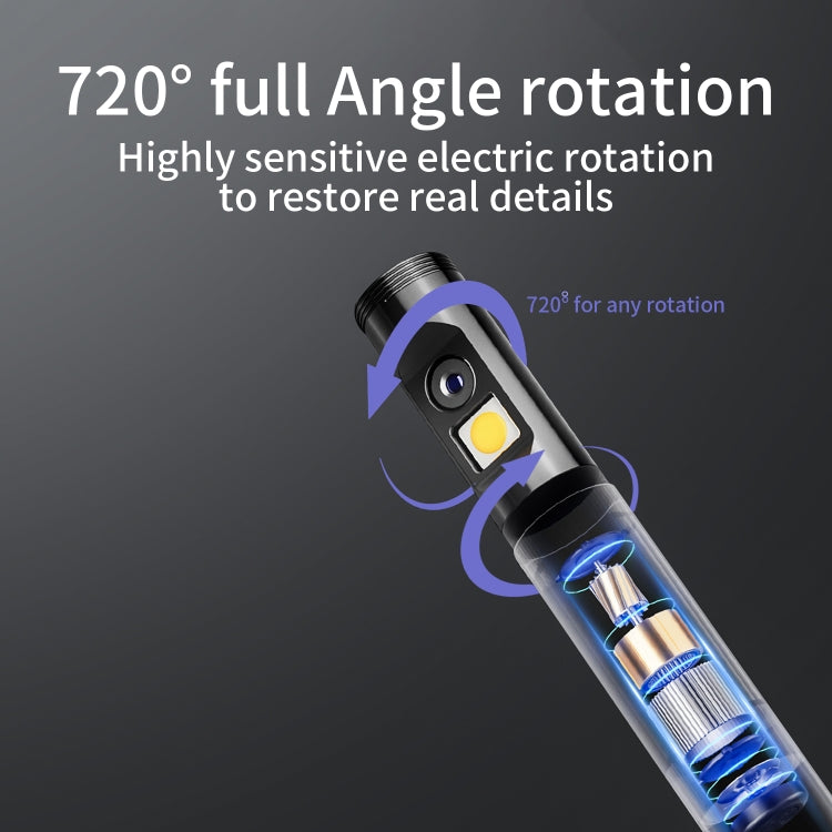 P120 Rotatable 8mm Dual Lenses Industrial Endoscope with Screen, 9mm Tail Pipe Diameter, Spec:2m Tube -  by buy2fix | Online Shopping UK | buy2fix