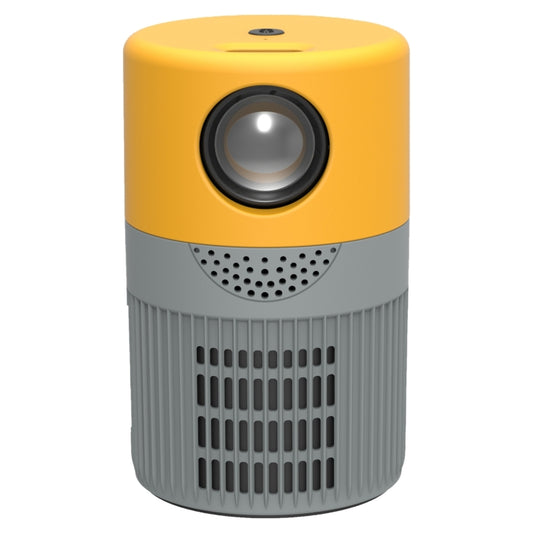 T400 3000 Lumens LED Mini Projector Support Wifi Screen Mirroring, Plug Type:AU Plug(Grey Yellow) - Mini Projector by buy2fix | Online Shopping UK | buy2fix